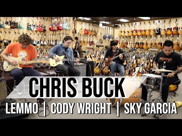 Chris Buck with Cody Wright, Sky Garcia and Lemmo at Norman's Rare Guitars