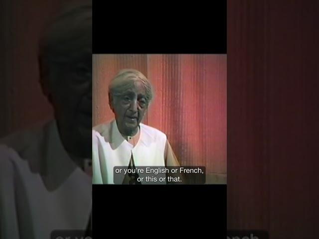 Our brains have become mechanical | Krishnamurti #shorts