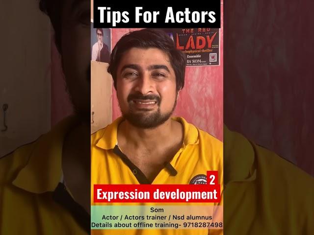 Expression #tipsforactors #expression #actingtips #howtobeanactor #actinglife #actingshorts #somsir