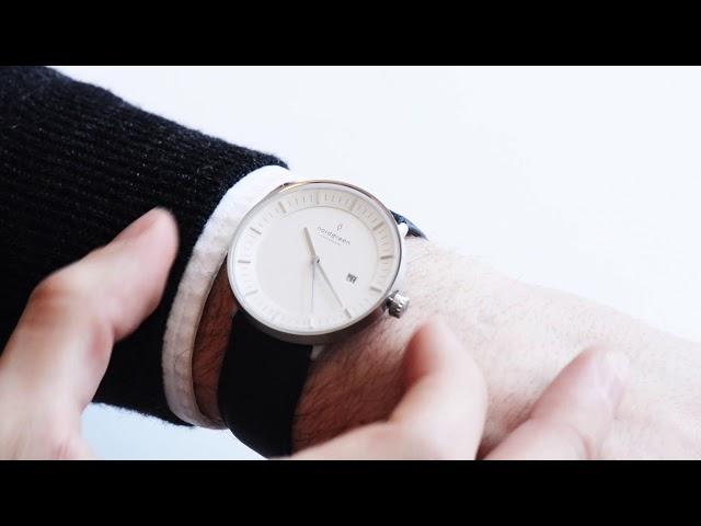 How to adjust the time and date on your Nordgreen Philosopher watch