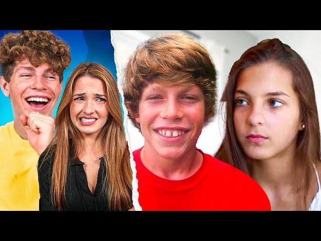 Reacting To Our Old YouTube Videos | Ben Azelart & Lexi Rivera