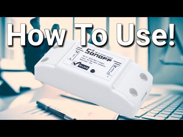 Sonoff Wifi Smart Switch Installation