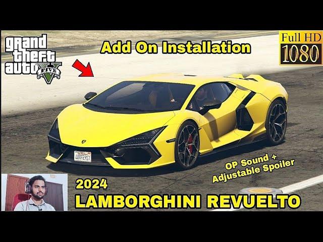 GTA 5 : HOW TO INSTALL 2024 LAMBORGHINI REVUELTO CAR MOD