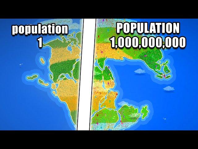 I Made Humans Populate Pangea For THOUSANDS Of Years - Worldbox