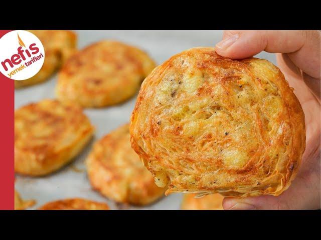 THE BEST Turkish Rolled Potato Borek Recipe | How to Make Turkish Borek