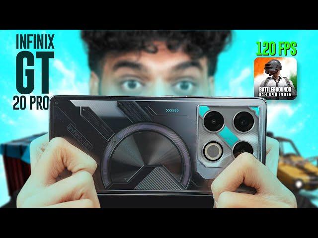 infinix GT 20 Pro  PUBG Review - 120 FPS !!