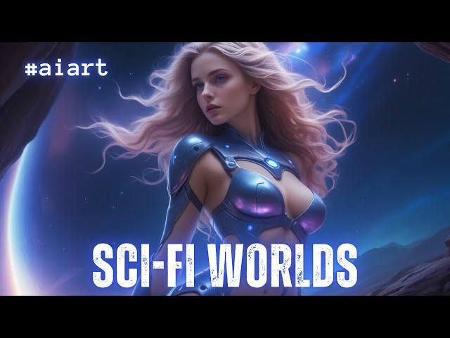 Stunning AI Art of Sci Fi Women