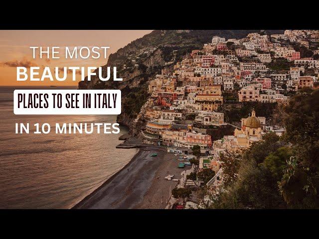 Unbelievable! See Italy's Most Stunning Sights in Just 10 Minutes!