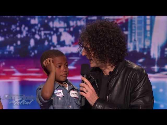 Howard Stern Makes Seven Year Old Cry on America's Got Talent!