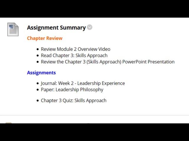 MGT-220: Leadership (Module 2)