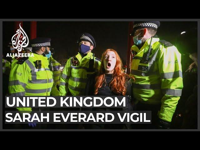 Thousands attend Sarah Everard vigil in London despite ban