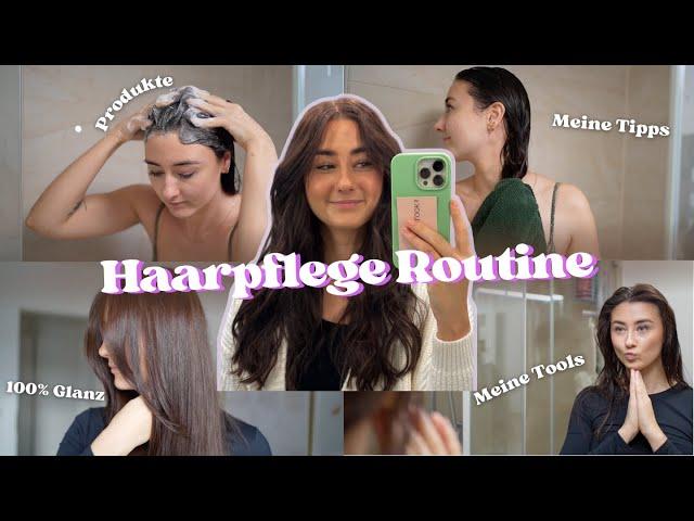 Meine aktuelle Haarpflege Routine!! 100% Glanz, Tipps & Tools 