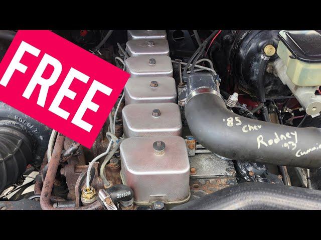 How to add 80-100hp to 12 Valve cummins for FREE! Easy Horsepower