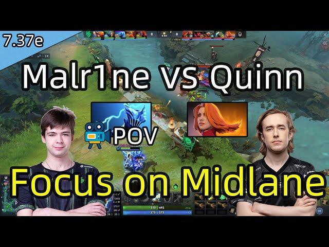 Malr1ne Razor VS Quinn Lina | Focus on Midlane | 7.37e