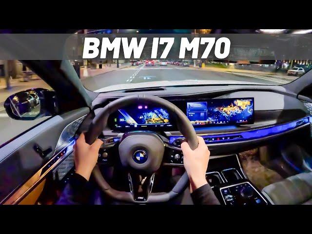 2024 BMW i7 | POV Night Drive