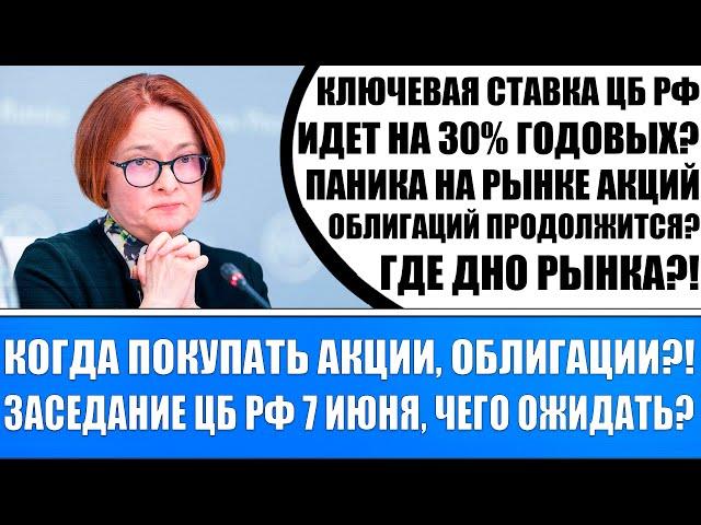 Ключевая ставка Цб Рф будет 30% годовых? Увидим обвал акций, облигаций? Нет! Все намного проще!