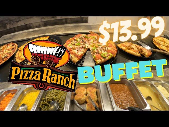 $13.99 Pizza Ranch All You Can Eat Buffet Branson Missouri Food Trial & FunZone Arcade Review