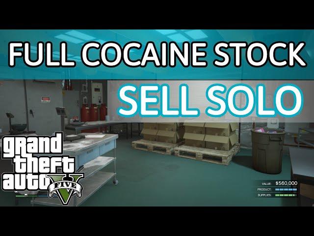 Gta 5 Online | Sell Full Cocaine Stock Solo ($840k) | Double Money Mc Business