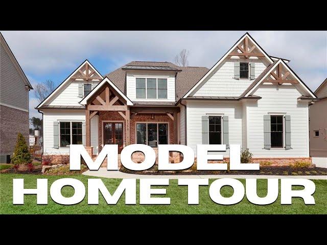 MODEL HOME TOUR - Inside a DECORATED 4 Bedroom, 4 Bath Model Home Tour in Acworth, GA