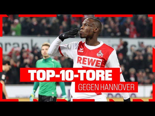 Top-10-Tore gegen Hannover | 1. FC Köln