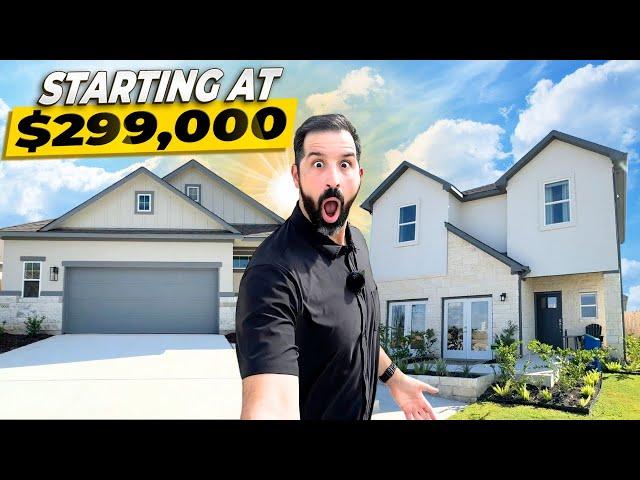 CHEAPEST New Construction Homes Just Outside Austin Texas! [Top Suburb Near Austin TX]