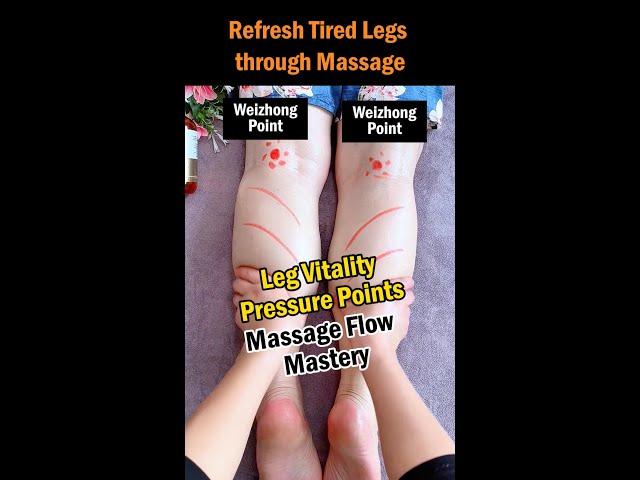 Refresh Tired Legs through Massage