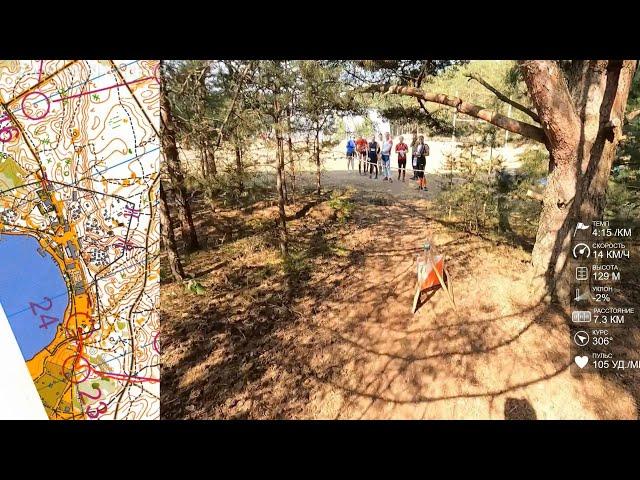 Спортивное ориентирование (headcam orienteering) - Чемпионат Ветеранов, Видогощи, классика, 28.08.22