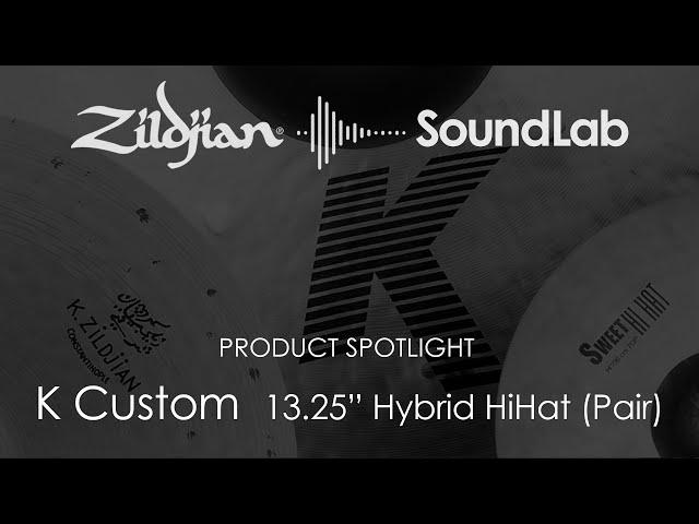 13.25" K Custom Hybrid HiHat (Pair) - K1213