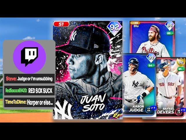 92 Juan Soto, But My Chat Decides His Teammates!