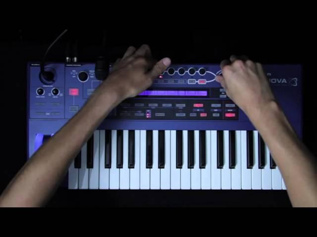 Novation UltraNova  Animate and Touchsense performance