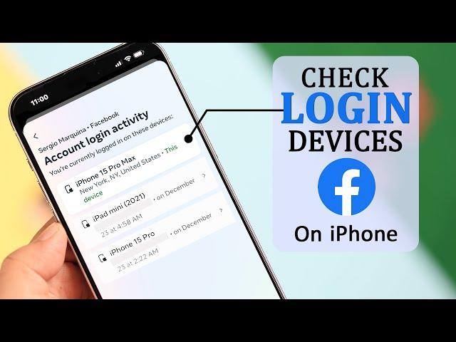 How To Check Facebook Login Devices on iPhone! [FB Log Out of All Devices]