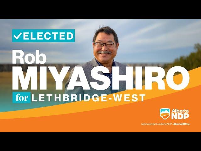 Introducing Alberta's Newest MLA - Rob Miyashiro