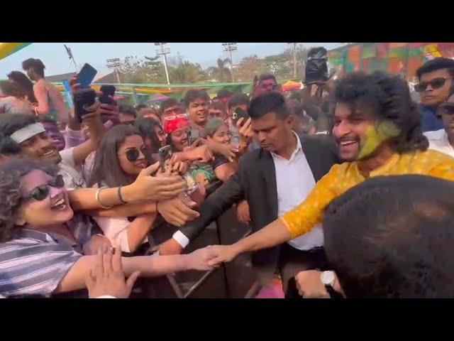 Nani Dasara Movie Promotions In Mumbai | Nani Holi Celebrations | TFPC