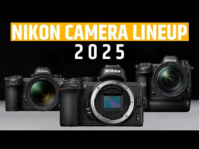 Nikon Upcoming 5 Camera Lineup for 2025