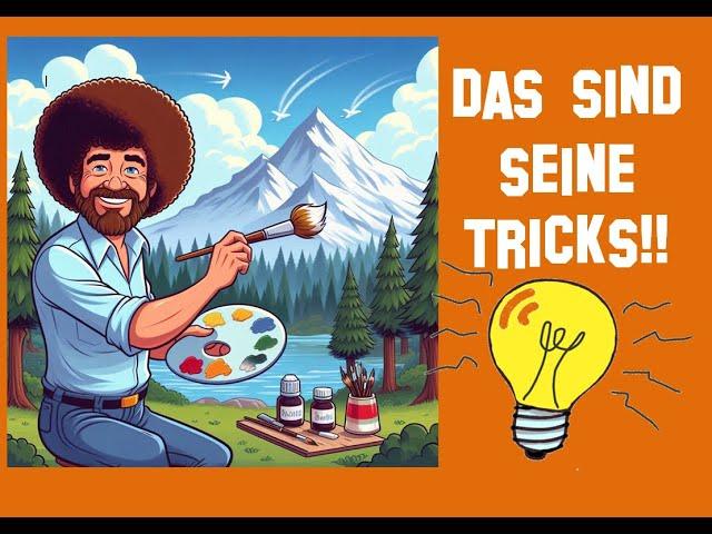 5 geheime Bob Ross Techniken für Acryl | Tutorial | Anfänger | Kunst