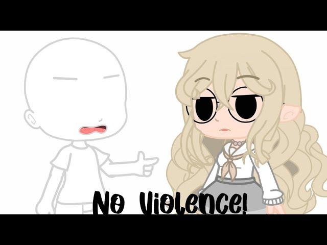 When "That Person" gets upset a gacha character hit someone(TW: Slap)