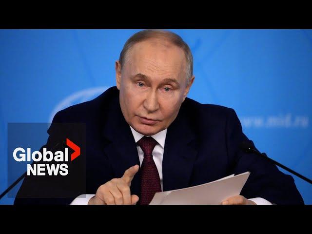 Putin outlines Russia's terms for Ukraine peace talks