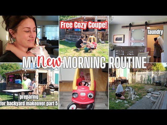 My NEW Morning Routine • SAHM of 3 • Day In The Life Vlog