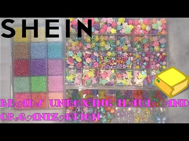 Pastels SHEIN Beads Unboxing Haul + Bead Organization | Beauty and the Bead | No Talking | ASMR