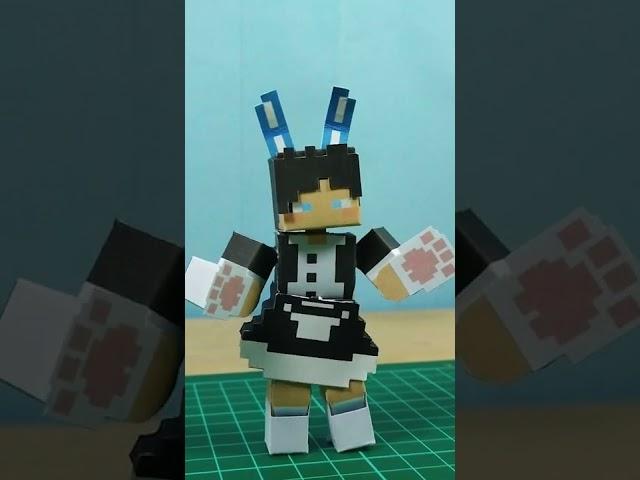 Reedi Jadi MAID LAGI?? Untuk Terakhir Kalinya | Minecraft Papercraft Stop Motion