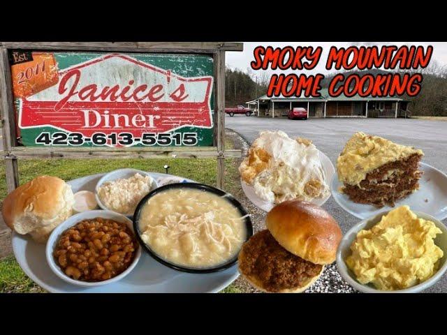 JANICE'S DINER (Smoky Mountain Home Cooking) COSBY TENNESSEE (Hidden Gem)