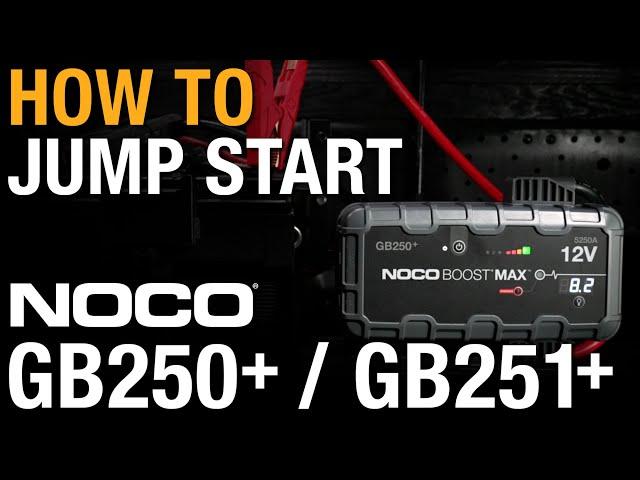 How to Jump Start using NOCO GB250+ / GB251+