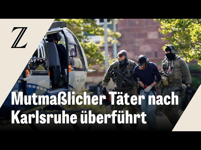 Mutmaßlicher Täter von Solingen in Karlsruhe eingetroffen