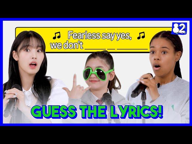 Can you finish the K-pop lyrics?  I Time To K-pop I JINI (지니)