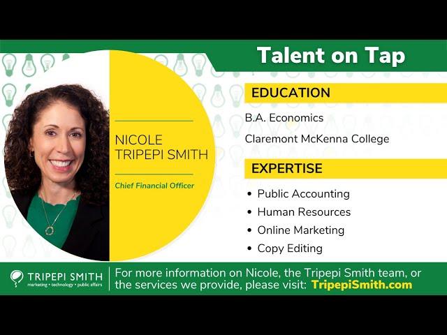 Meet Nicole Smith, Chief Financial Officer