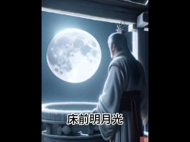 【古诗词】静夜思--中国古诗词动画欣赏