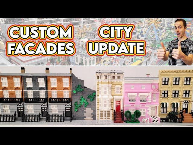 Custom LEGO Facades & City Placement!