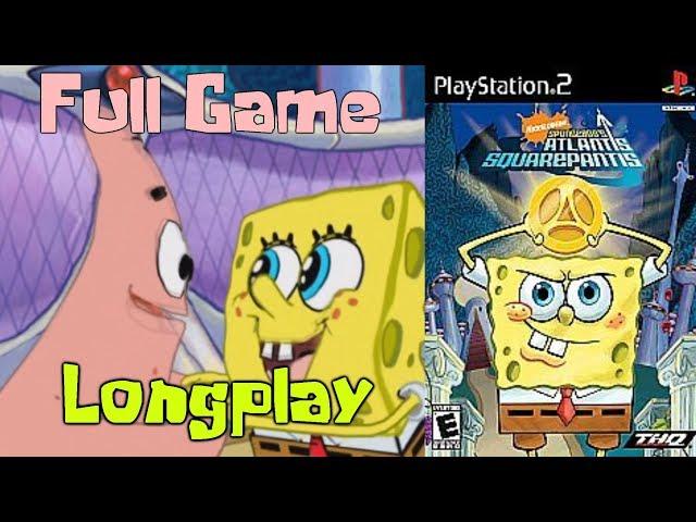 SpongeBob Atlantis SquarePantis - Longplay Full Game Walkthrough (No Commentary) (PS2)