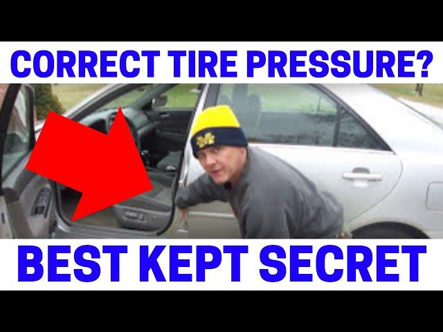 What Is The Correct Tire Pressure For Your Car? Fast & Easy!