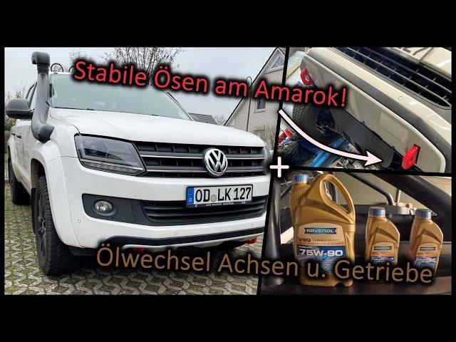 RIVAL recovery eyes | Differential/transfer case oil change VW Amarok | Farmers' Light Ride 2024